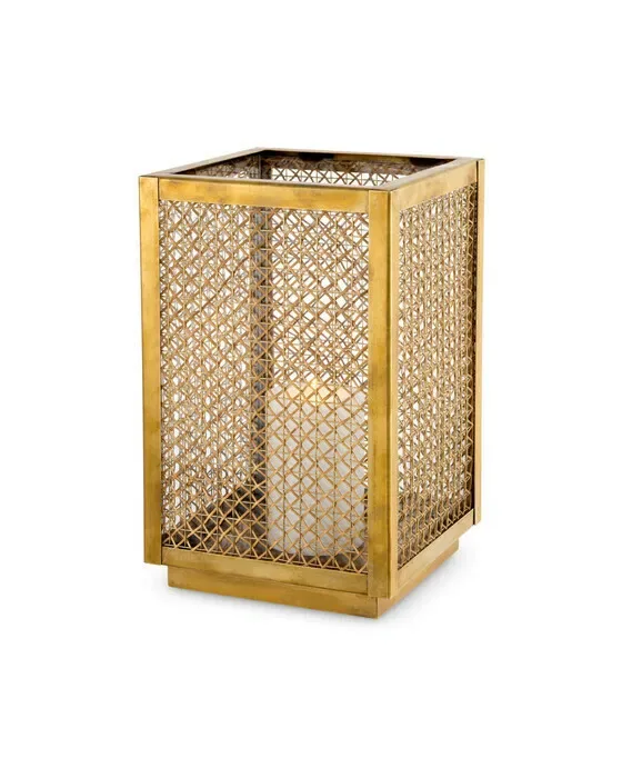 Cairo lysholder antik messing