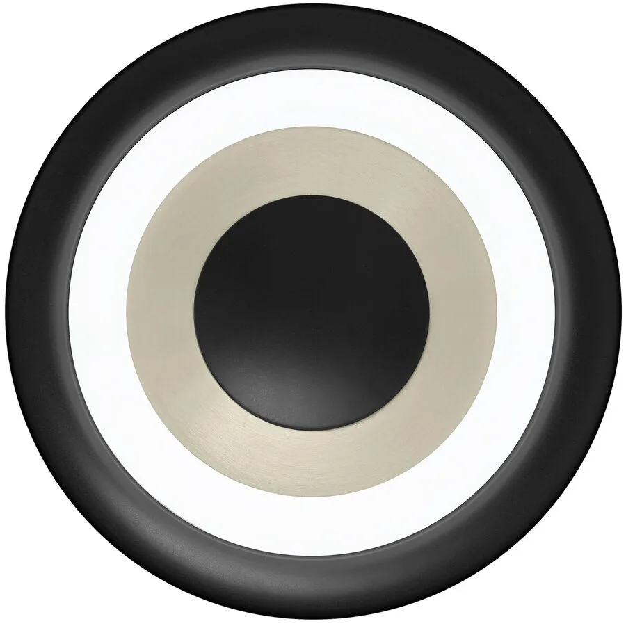 Deckenlampe Speaker Beige Aluminium/Eisen 40 cm - Farbe: sand - LED - Lichtfarbe: Extra warmweiss - Helles Neutralweiss - Deckenlampe- LED