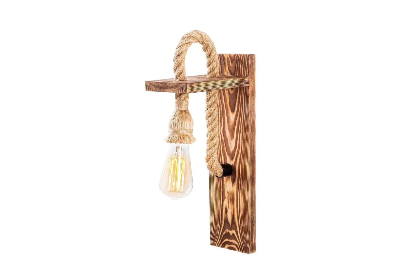 Vägglampa Nirae Trä - Natur