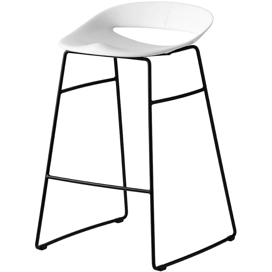 CONNUBIA Barhocker Cosmopolitan weiss Metall/Polypropylen H 76 cm