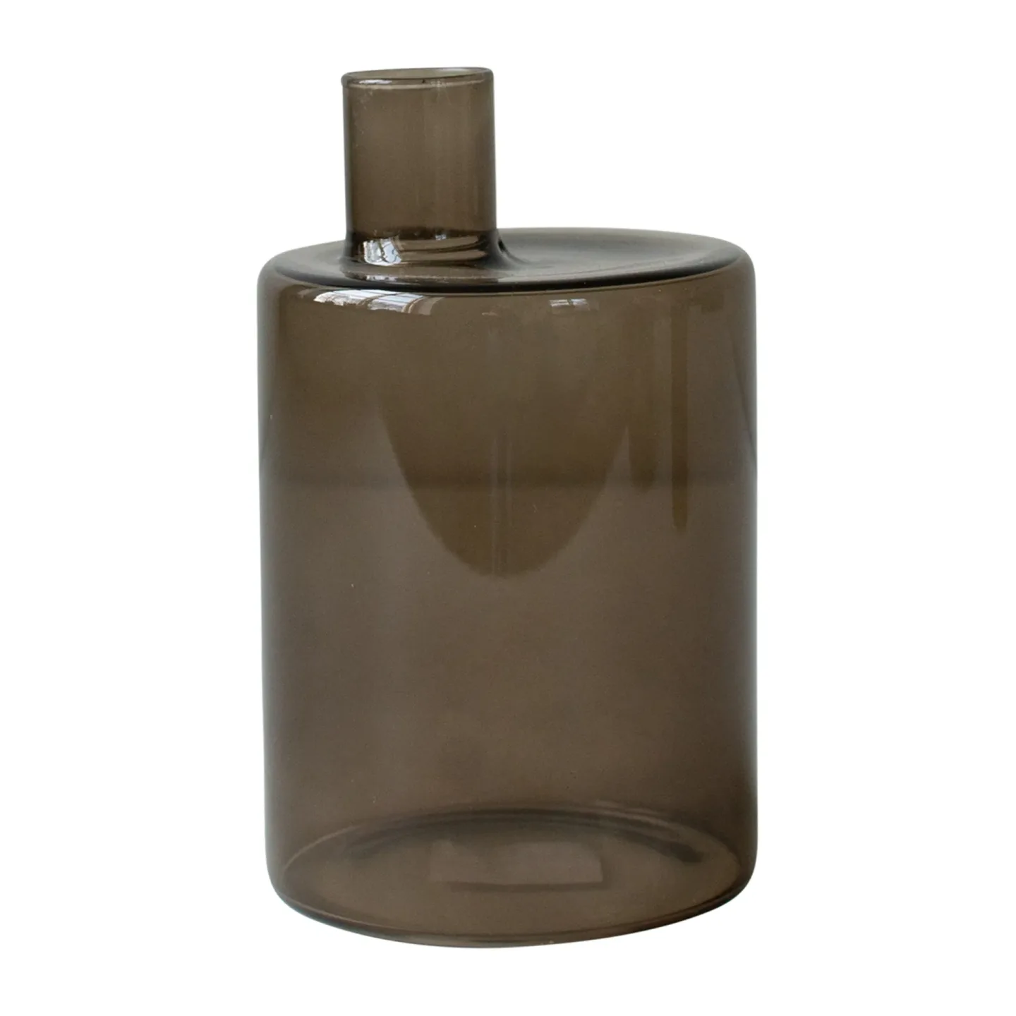 DBKD Pipe Glasvase brown Large