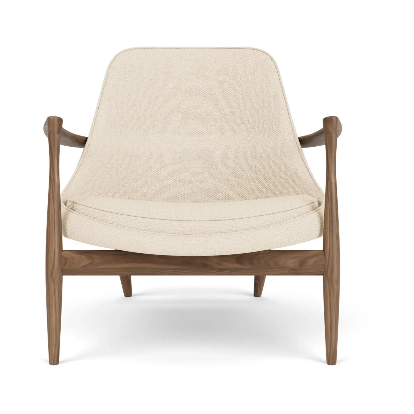 Audo Copenhagen Elizabeth loungefåtölj Walnut-Logan Jasmine