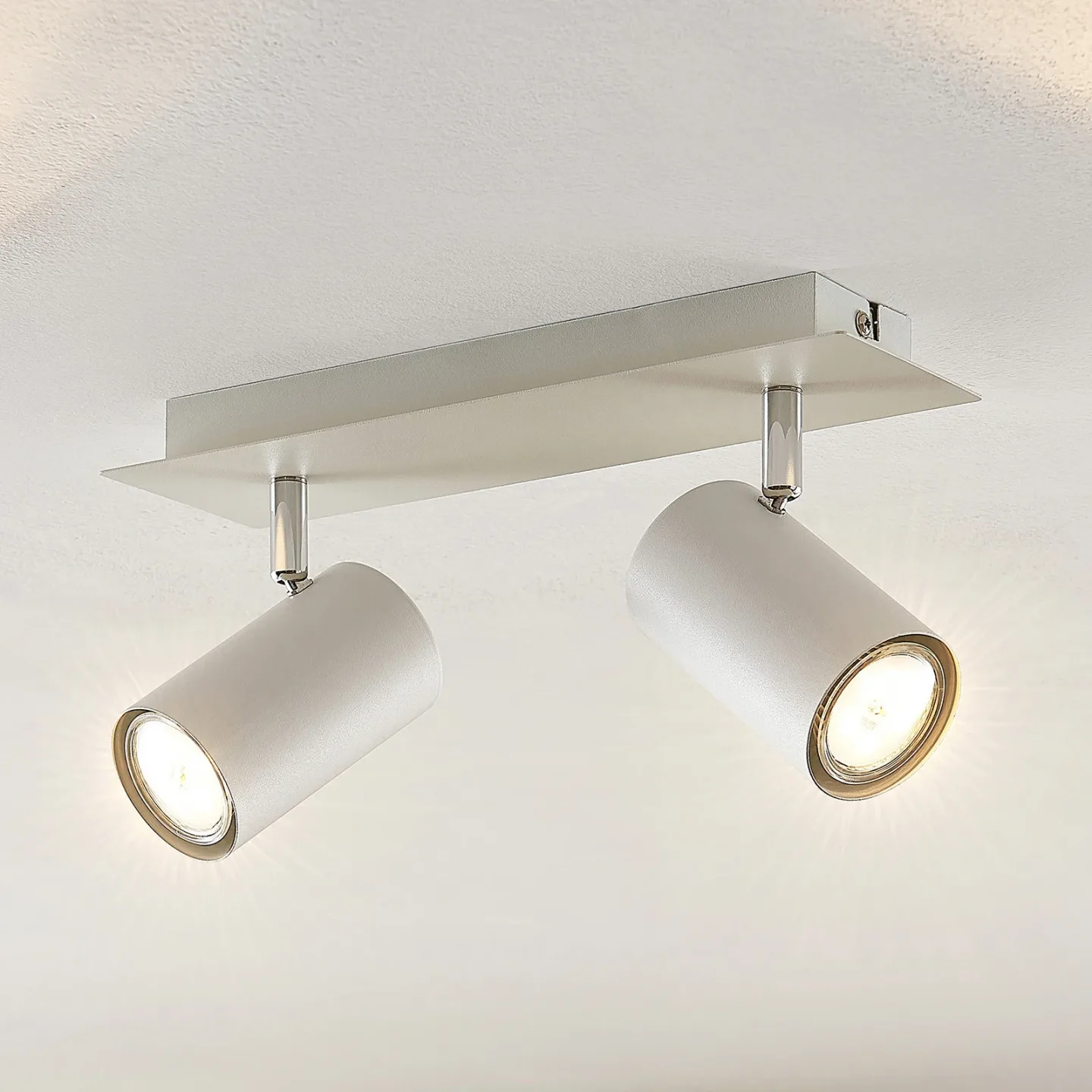 Joffrey 2 Taklampe White - Lindby - Stue - Moderne - Metall - Med flere lyskilder