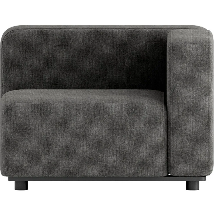 SACKit Loungeelement Cobana Grau Aluminium/Olefin Faser 1 B 95 T 95 cm