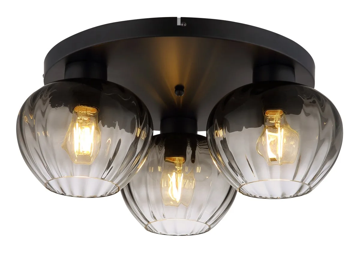 Globo Lighting - Toy Ø45 - Takplafond - Svart