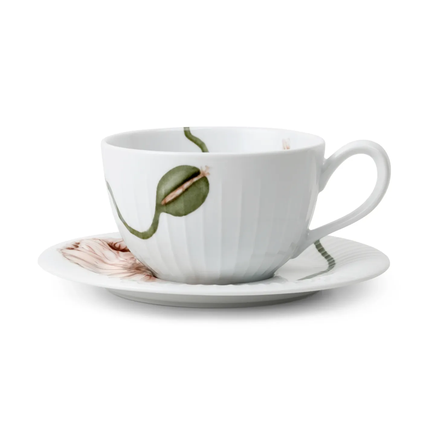 Kähler Hammershøi Poppy Teetasse 38cl Weiß