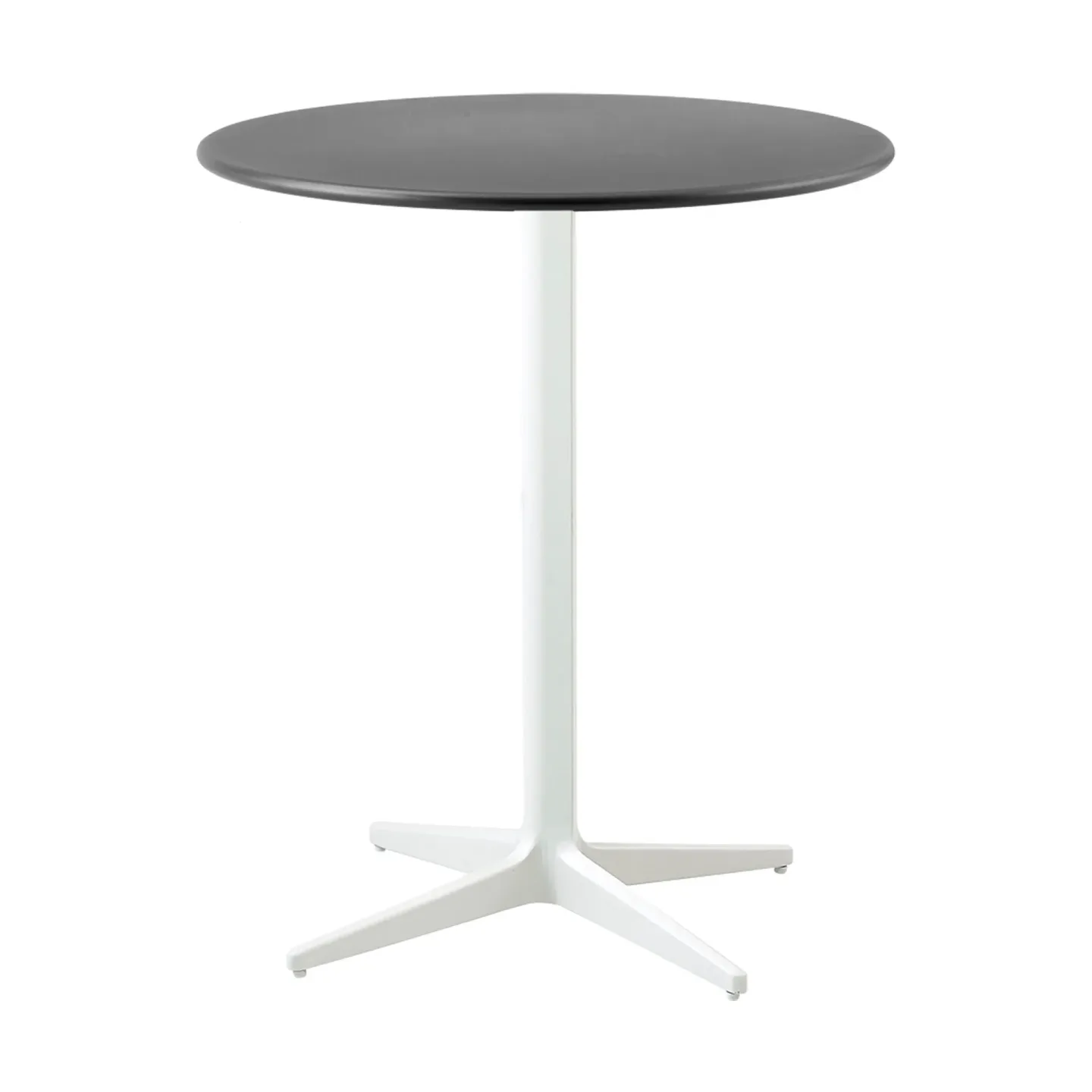 Cane-line Drop Café-Tisch Ø60 cm Lava Grey-Weiß