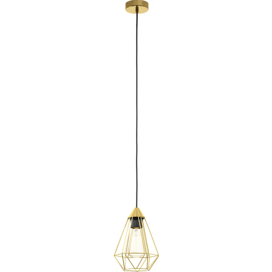 Eglo Pendellampe Tarbes Stahl 17.5 cm 130 cm - Farbe: messing