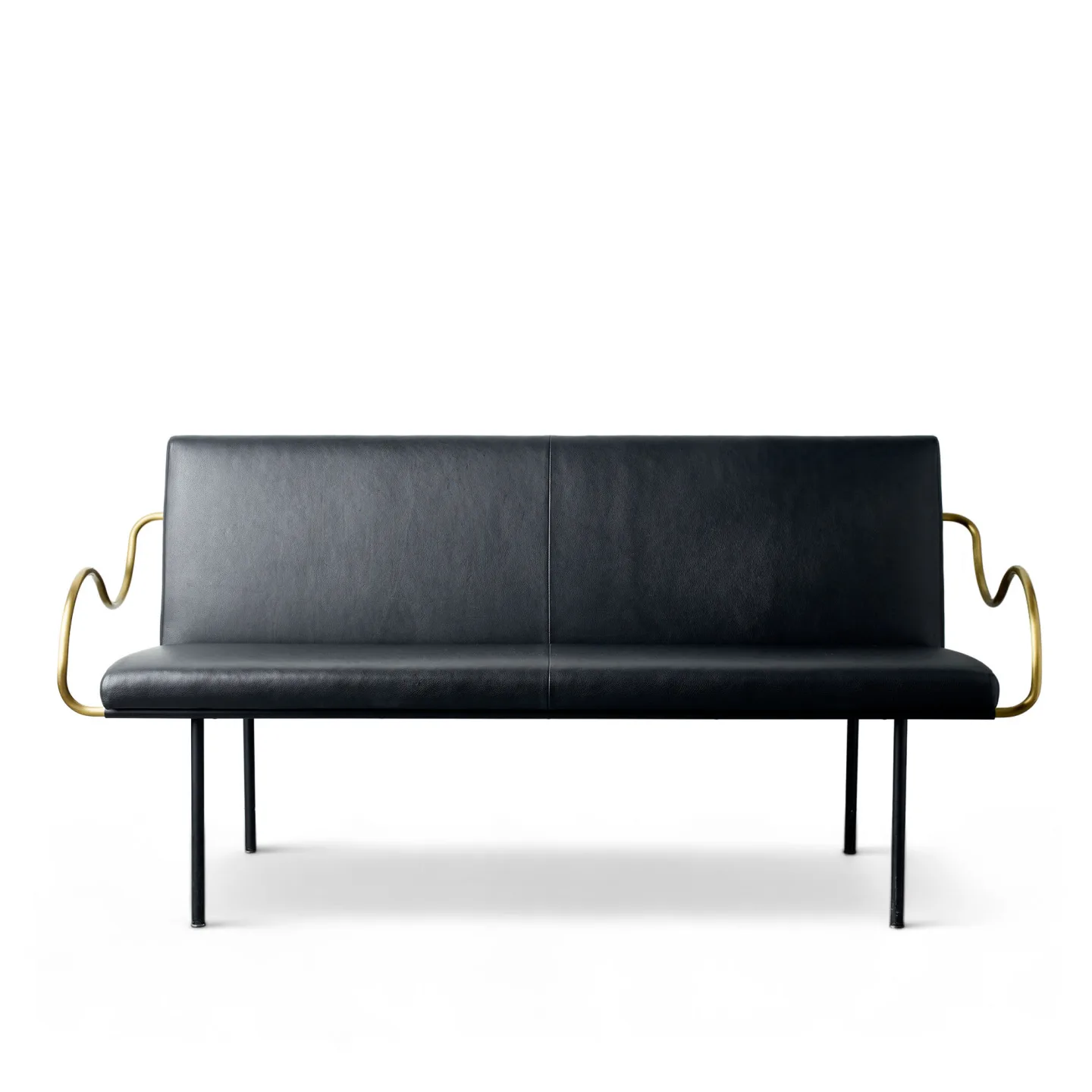 Ingridsdotter - Perrong soffa - Soffor - Jonas Bohlin - Svart - Läder/Metall