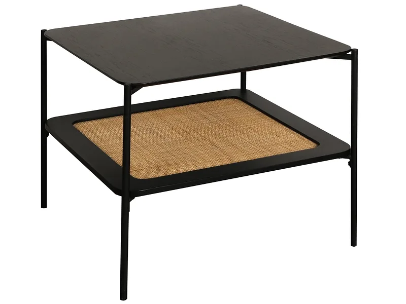 Couchtish HANOI 60x60x52cm schwarz