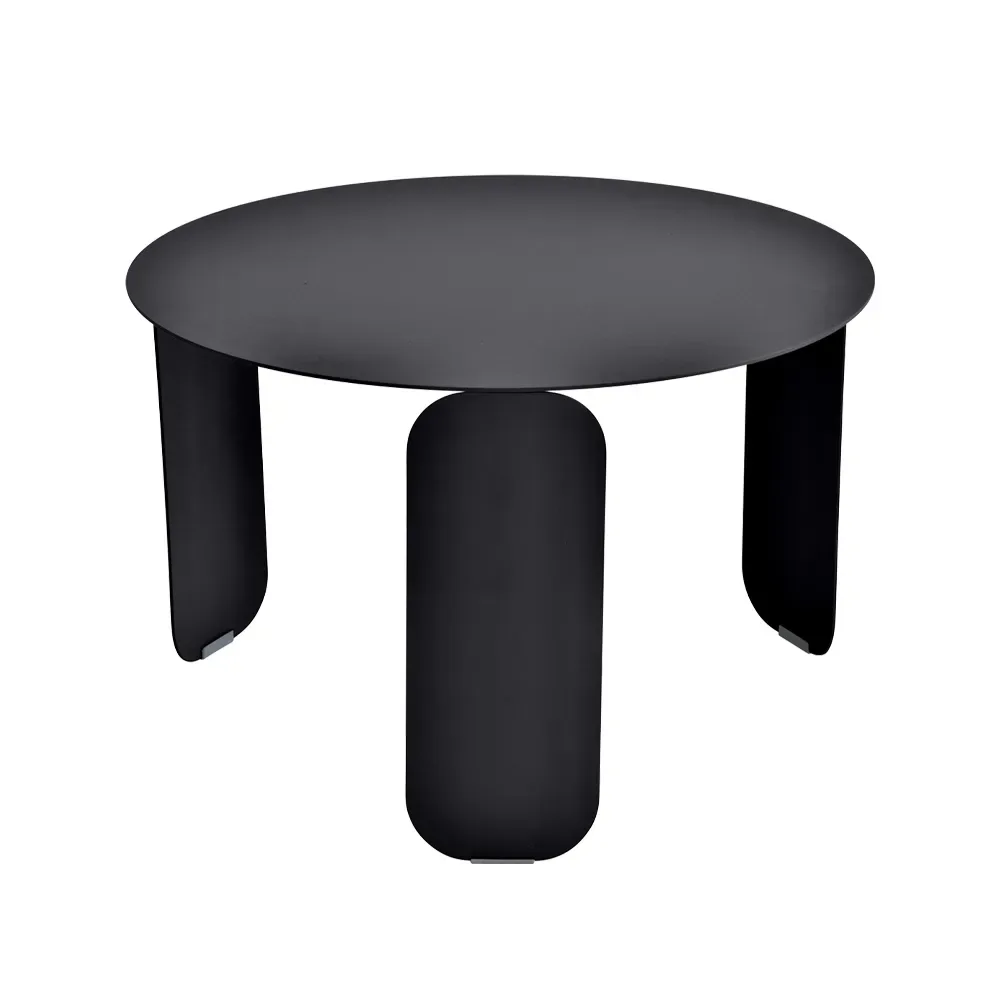 Fermob Bebop Ø60 bord lågt Liquorice (svart)