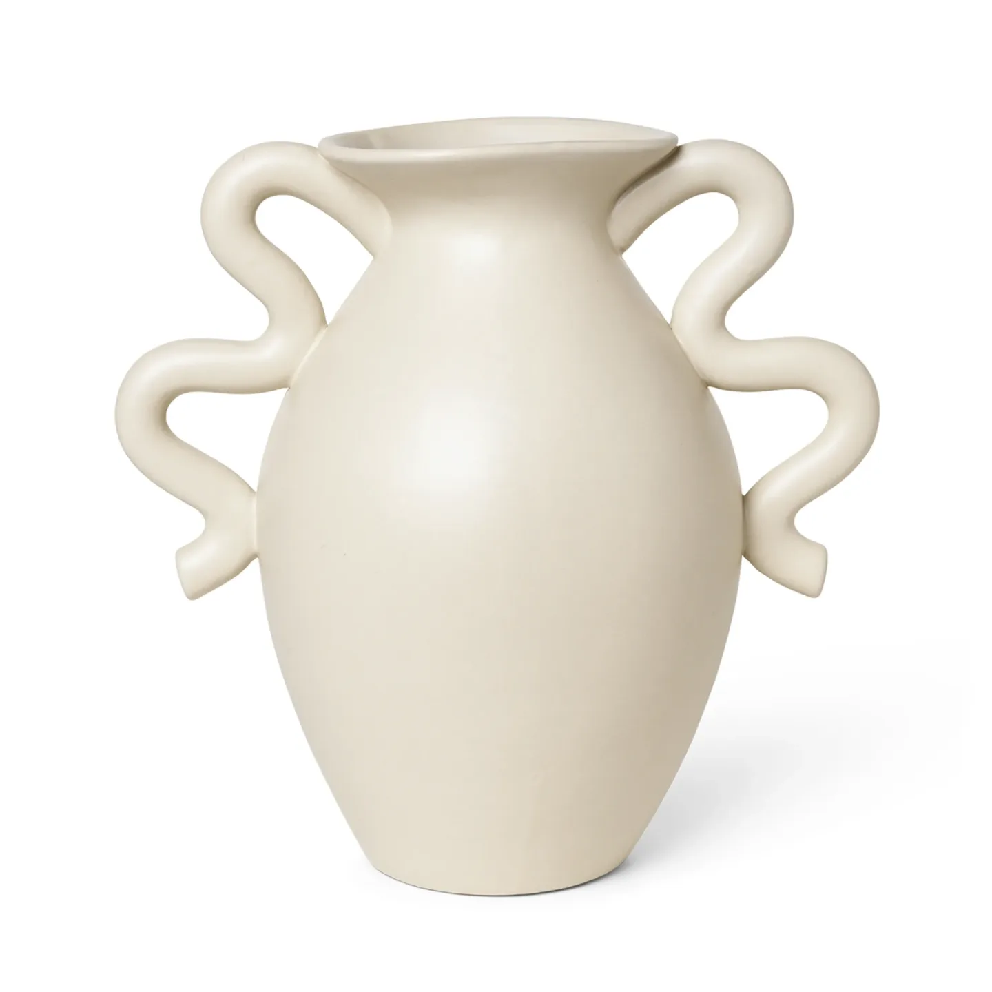 Ferm Living Verso Vase 27cm Cream