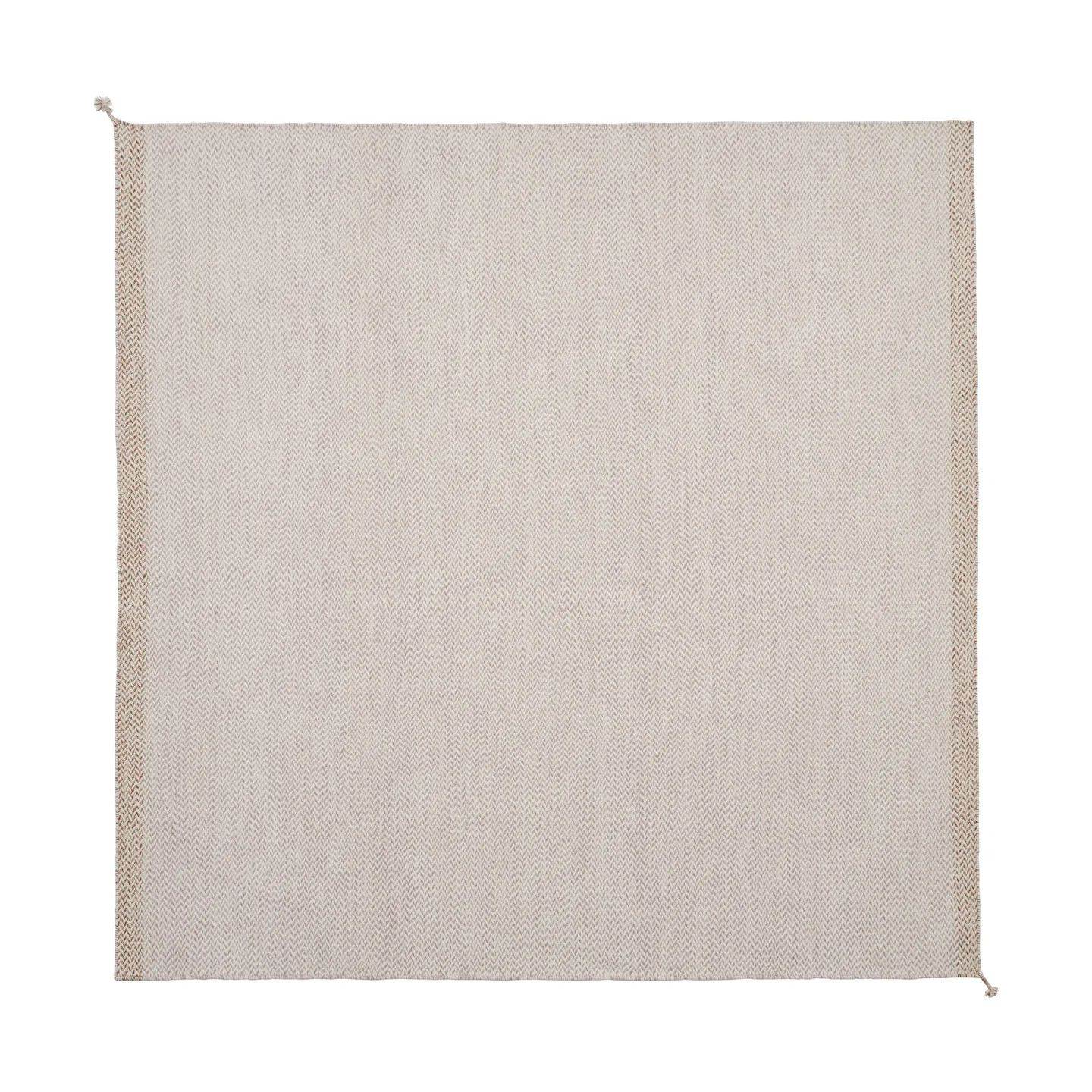 Muuto Ply Wollteppich 240x240 cm Light rose