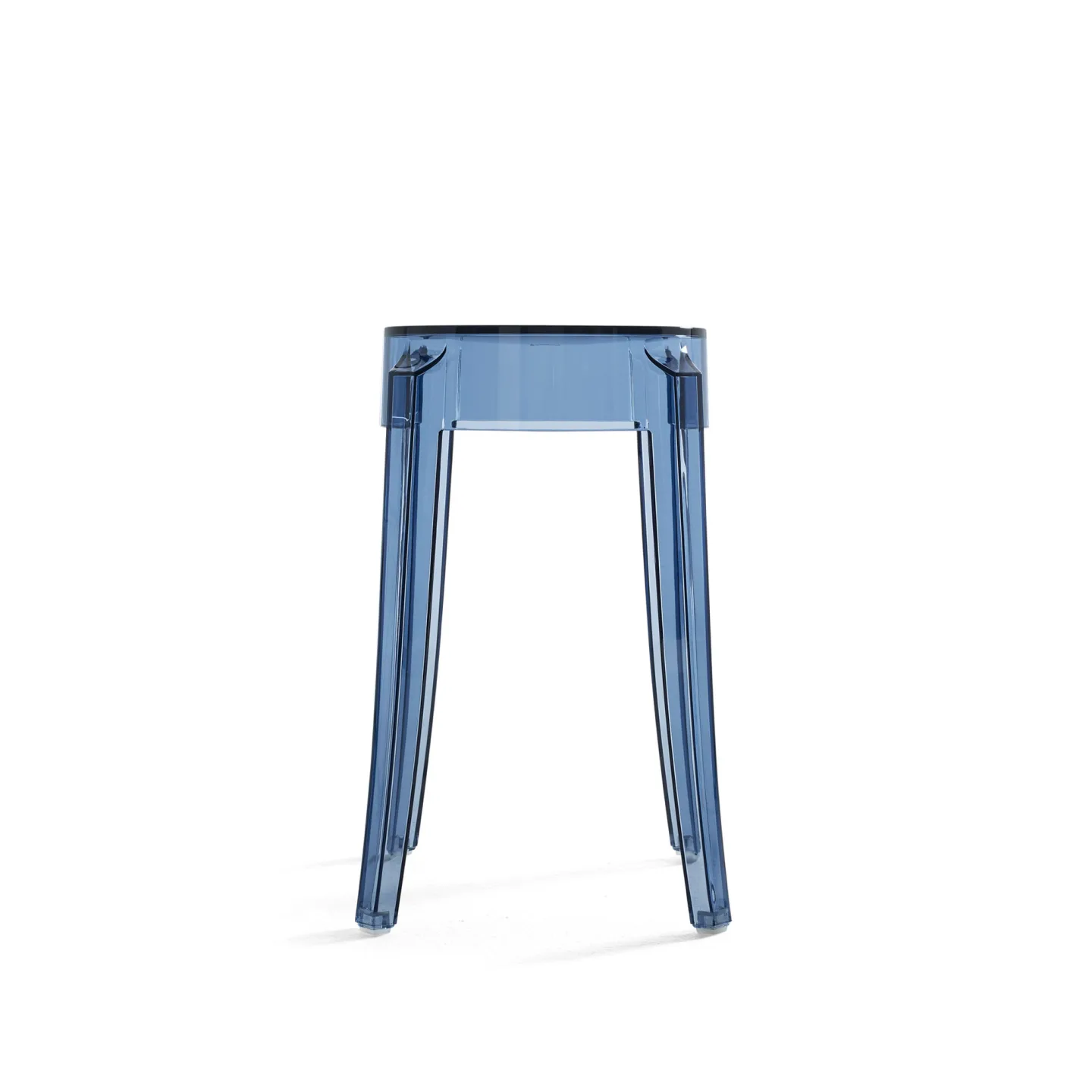 Kartell - Charles Ghost "Basso" H.45 Powder Blue - Pallar - Philippe Starck - Blå - Plast
