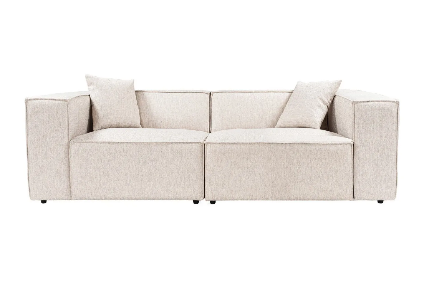 Kaolins Soffa 2-sits - Ljusbrun