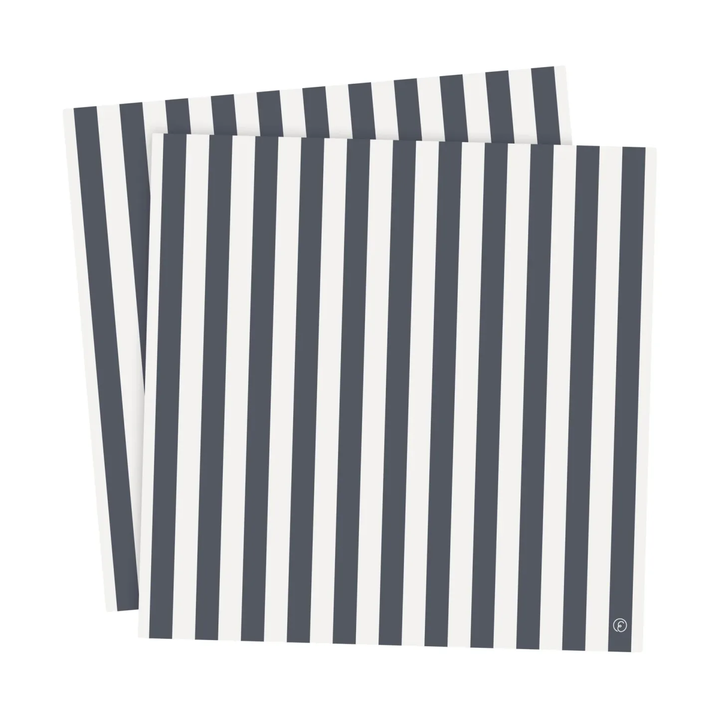 ERNST Ernst Serviette gestreift 33x33 cm 20er-Pack Blau-Weiß
