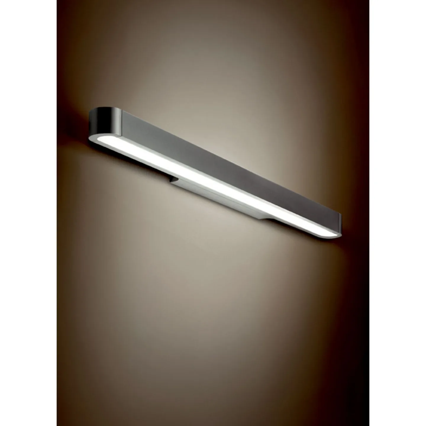 Talo LED 120 Wandleuchte Silber Grau - Artemide - Wohnzimmer - Aluminium