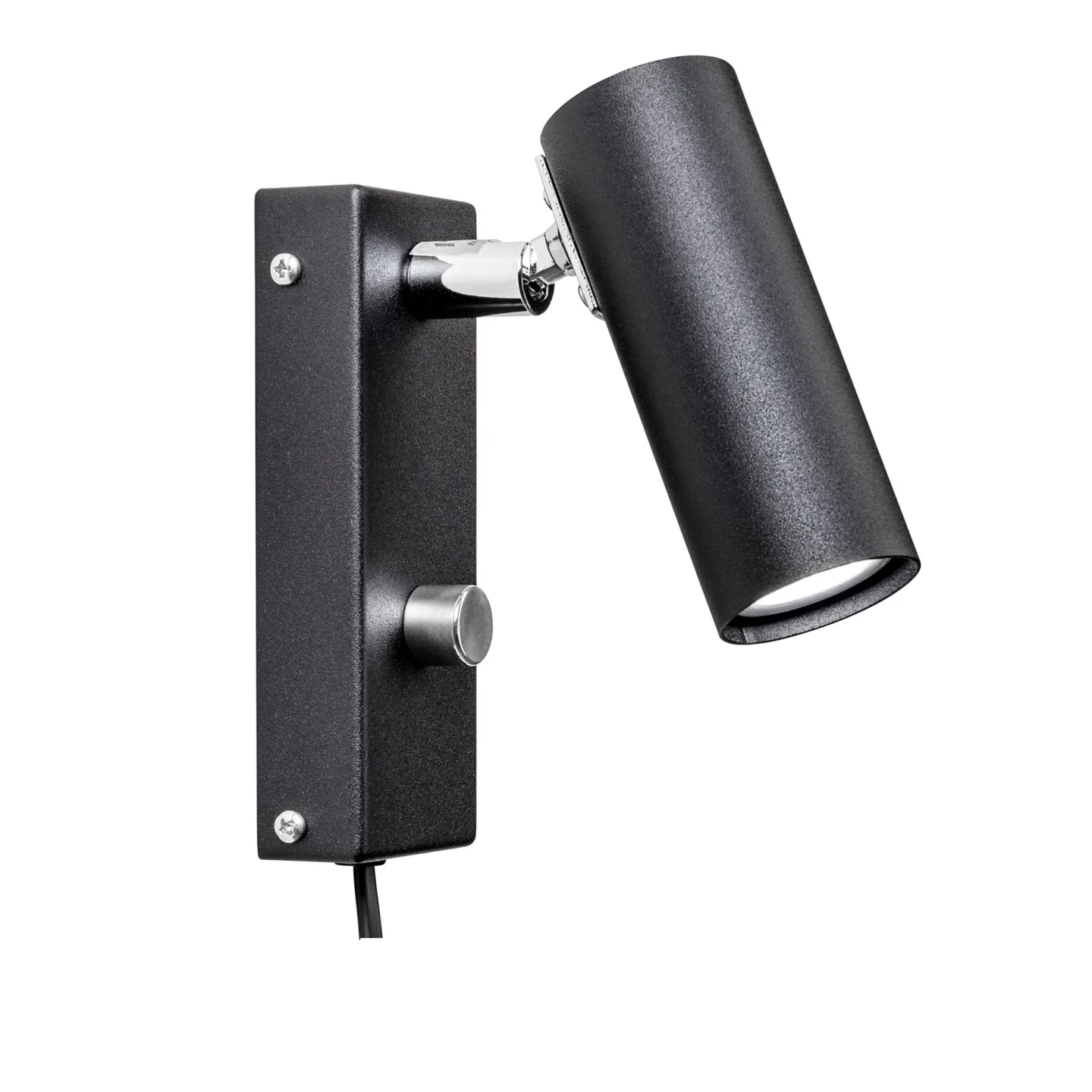 Örsjö Belysning - Puck Vägglampa, Svart, Kabel - Sänglampor - Åke Hultgren - Svart - Metall