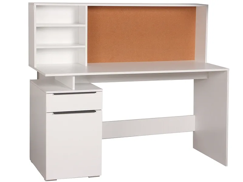 Schreibtisch LIEGE 55x140x123.5cm weiss