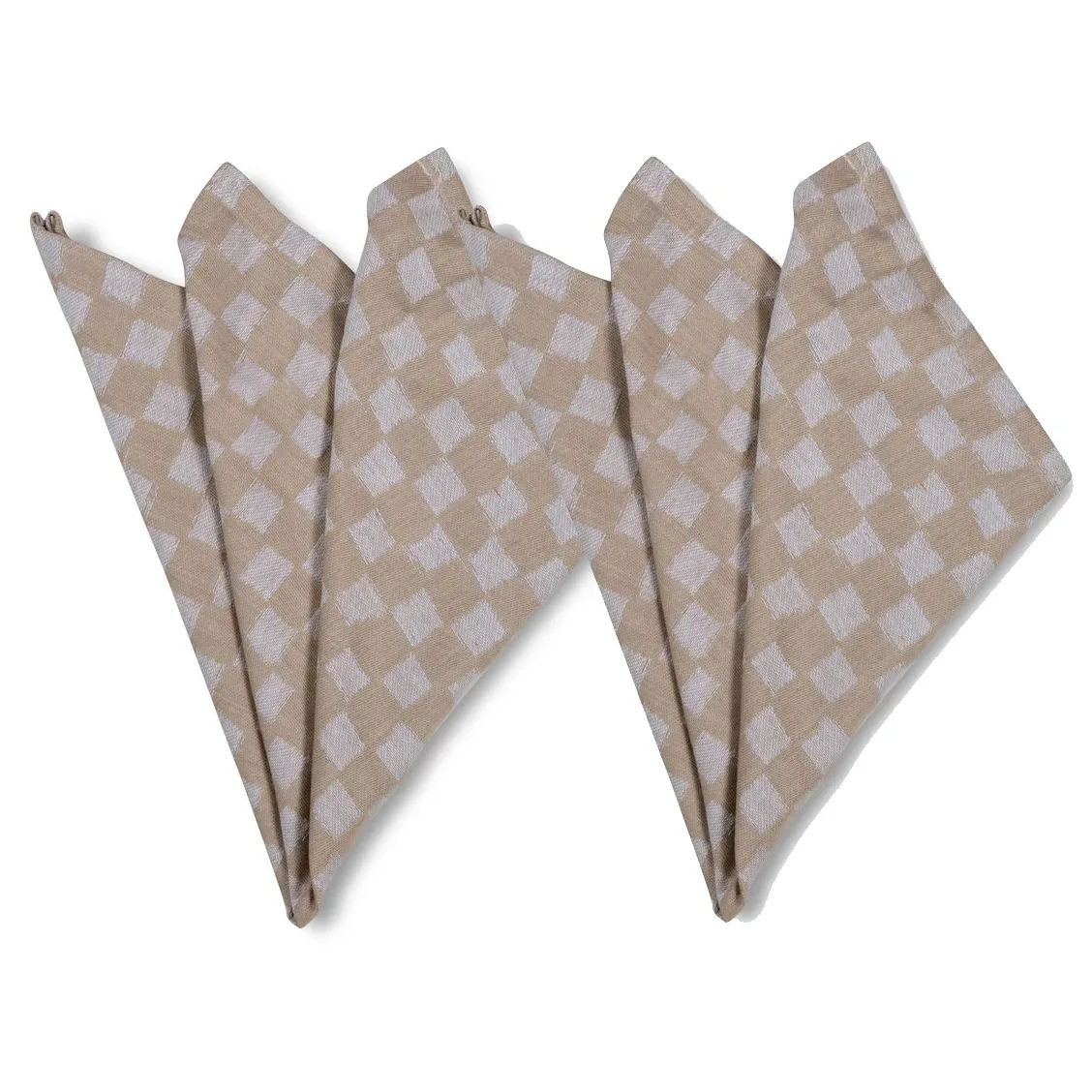 Byon Checki Stoffserviette 2er Pack Beige