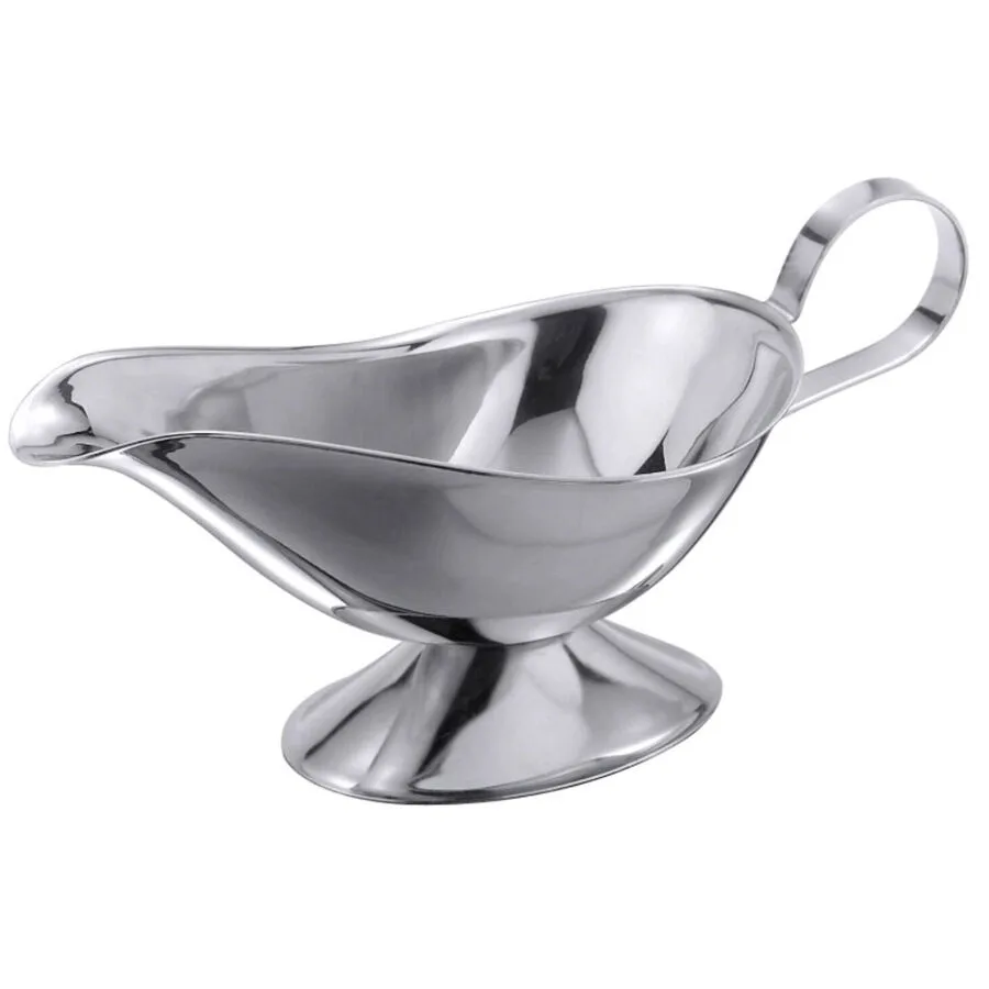 Sauciere Contacto Bander silber Edelstahl B 24 cm 0.45 l