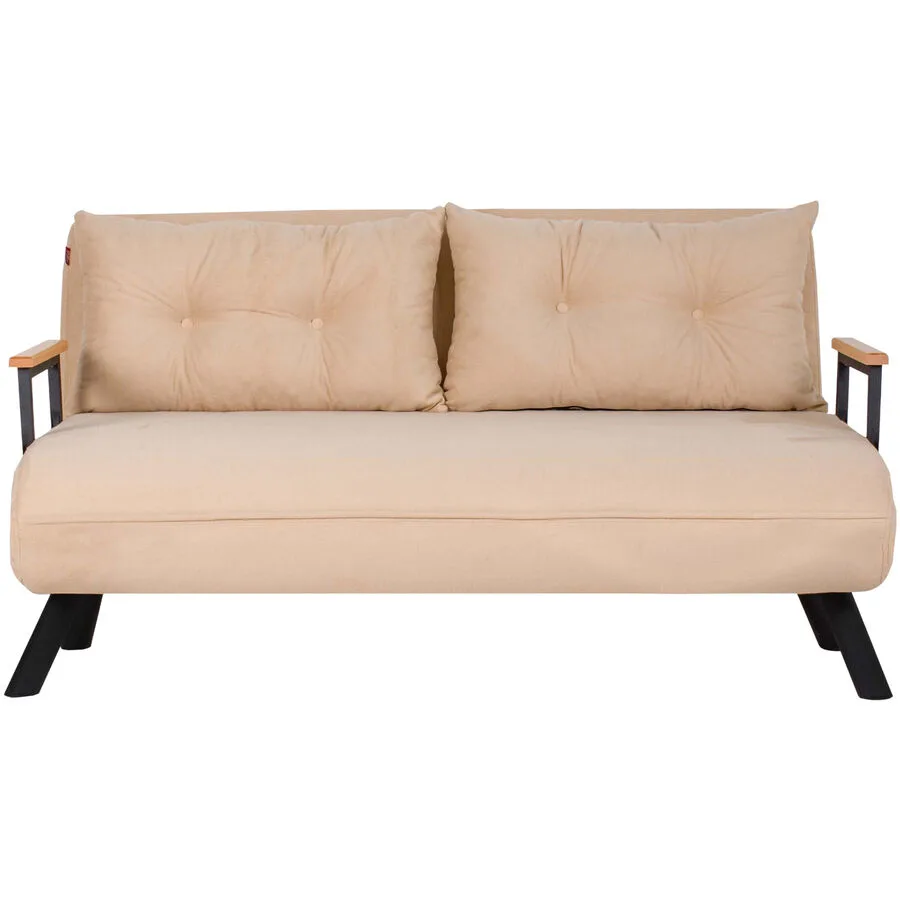 Bettsofa Foldbar Cream Polyester B 133 T 50 cm