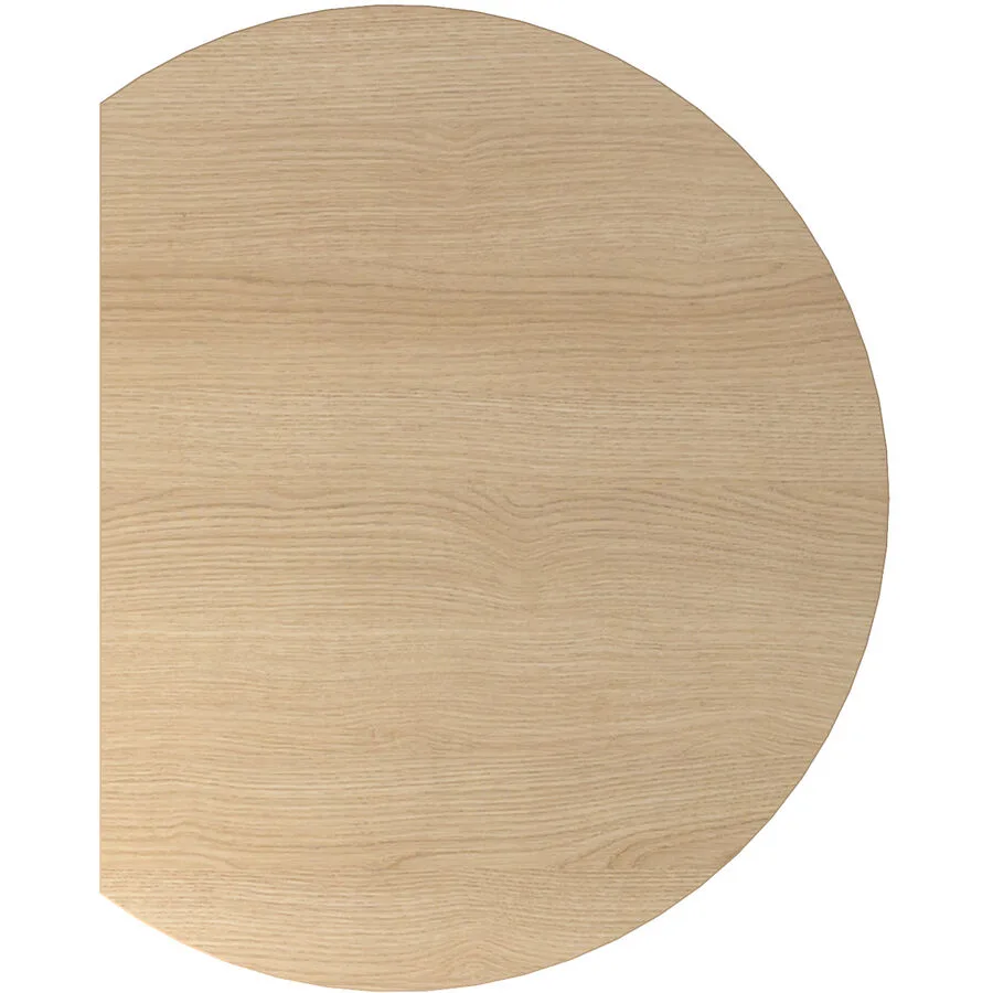 Anbautisch Office eiche Holzwerkstoff Höhenverstellbar B 80 T 100 cm