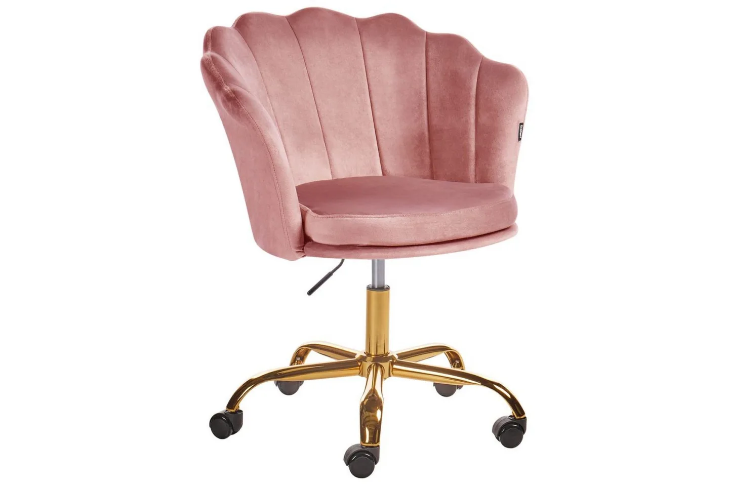 Kontorsstol Monticello Rosa/guld/svart - Rosa/guld/svart