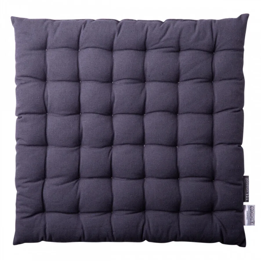 Sola Sitzkissen Basic Ambiente stahlgrau Recycelte Baumwolle B 40 T 40 cm