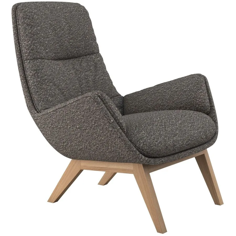 Sessel Halani nougat Stoff B 93 T 84 H 95 cm