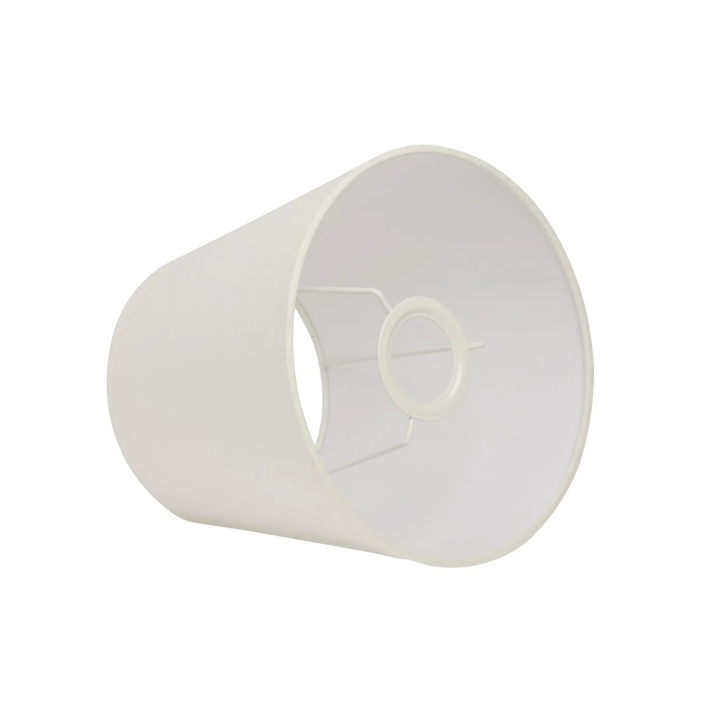 Enkel, lige lampeskærm, hvid, Ø 42 cm – Watt & Veke Basic straight Watt & Veke - Design - Stof / tekstil