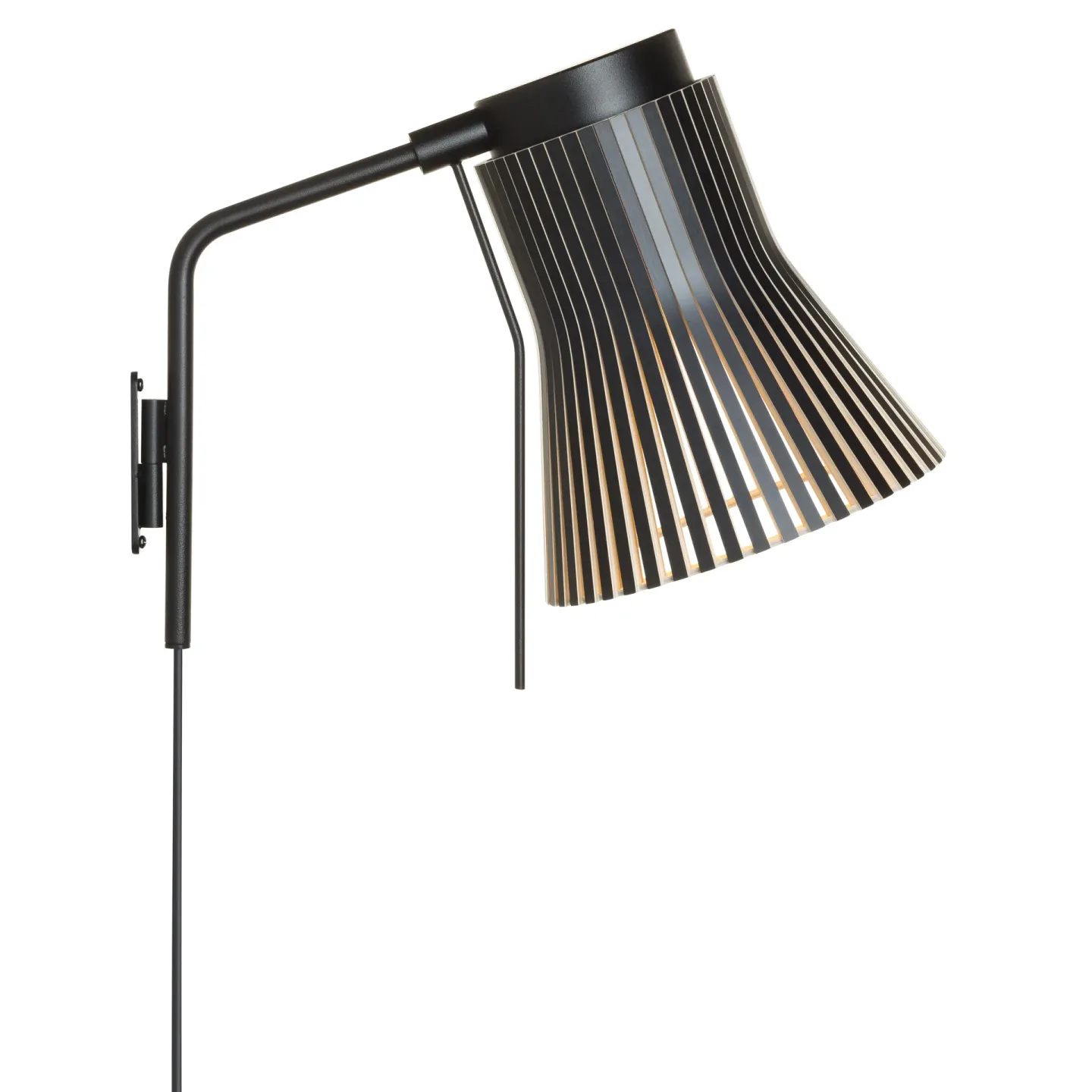 Secto Design Petite 4630, vägglampa black laminated