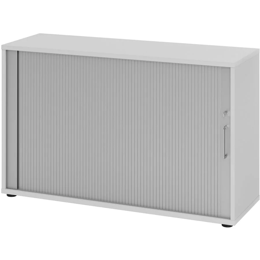 Aktenschrank Office Silber, Grau Holzwerkstoff, Kunststoff B 120 cm H 74.8 cm