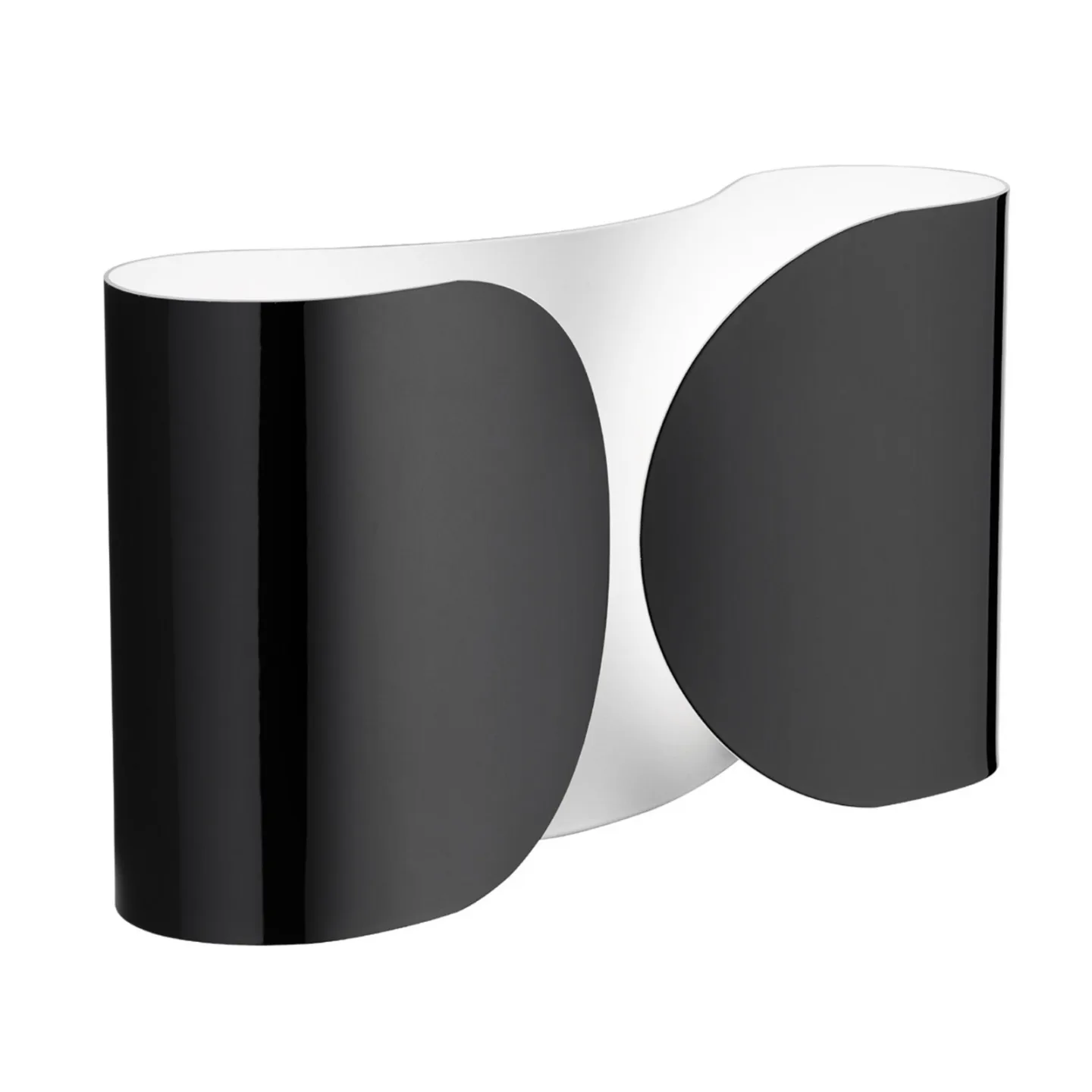 Foglio Wandleuchte Schwarz - Flos - Wohnzimmer - Design - Metall - Eckig