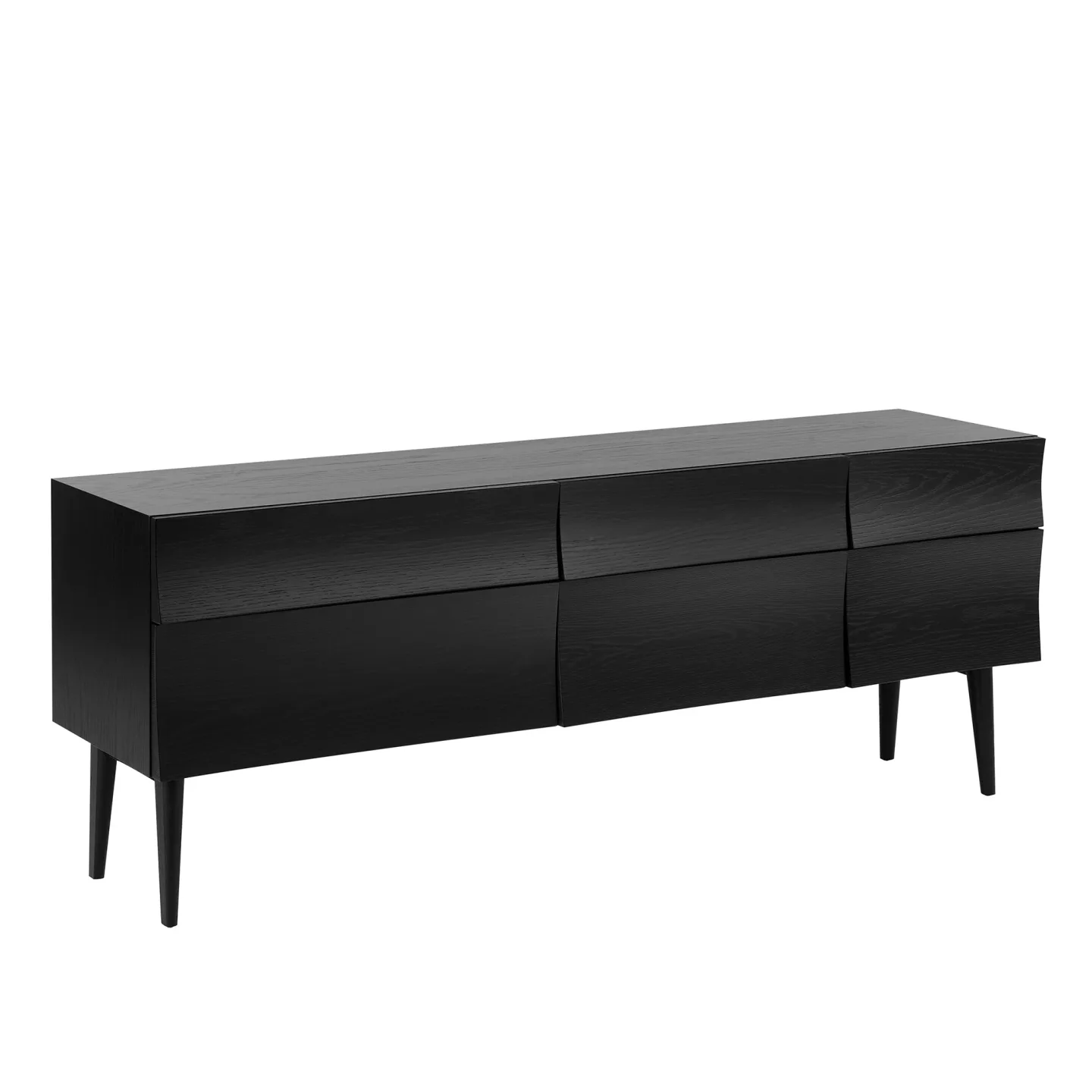Muuto - Reflect Sideboard Large, Black - Skänkar och sideboards - Søren Rose Studio - Svart - Trä