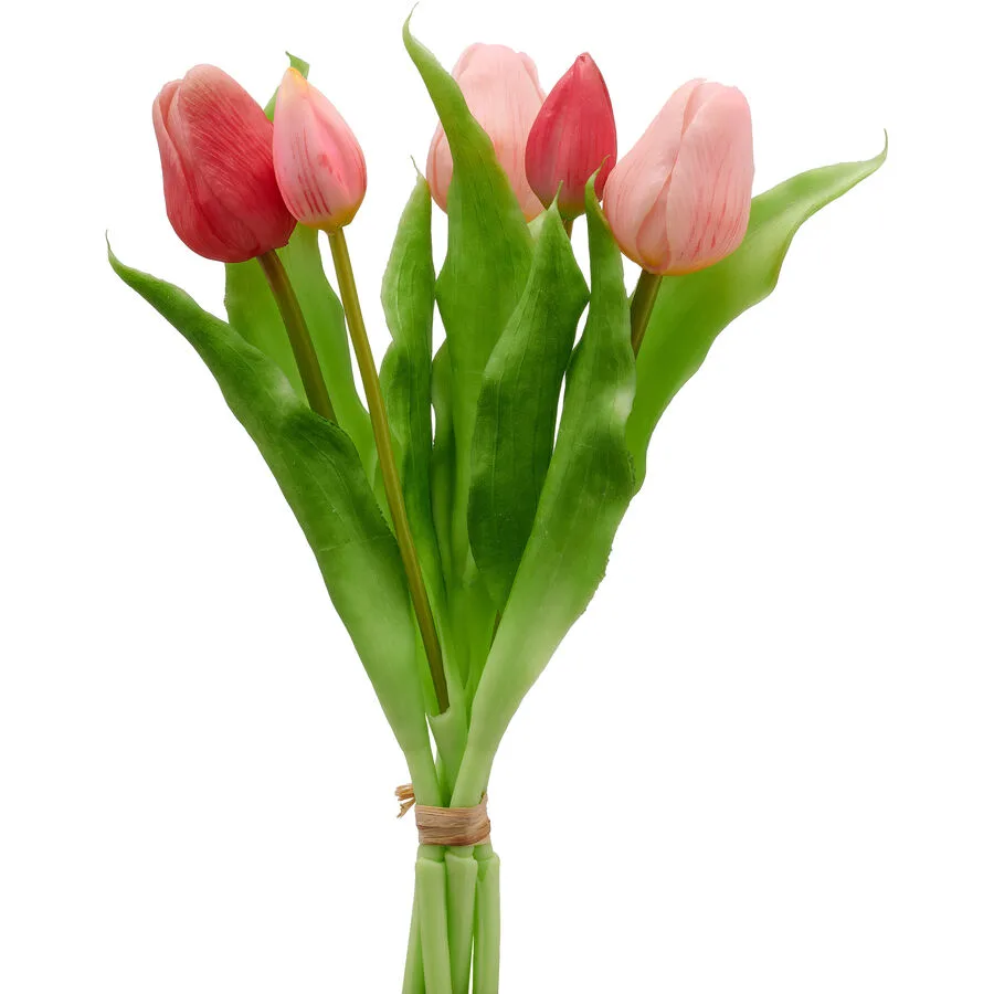 Kunstblume Country rosa/pink Kunststoff H 31 cm