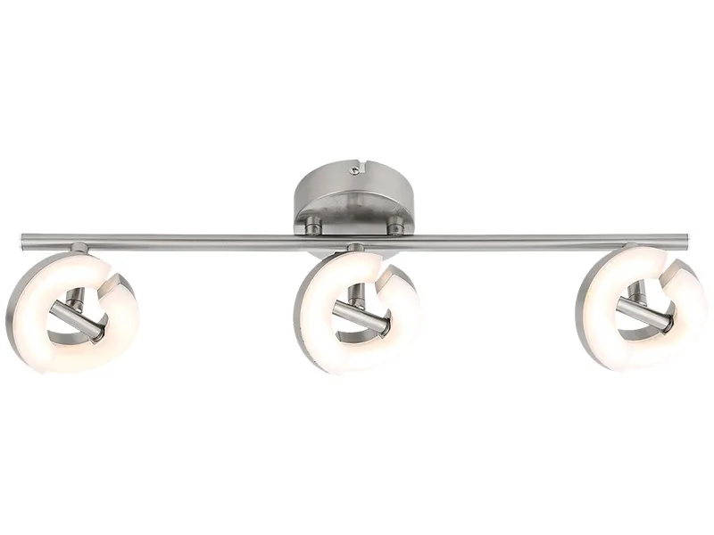 3 Spots LED ORBIT 48cm 6W silberfarben