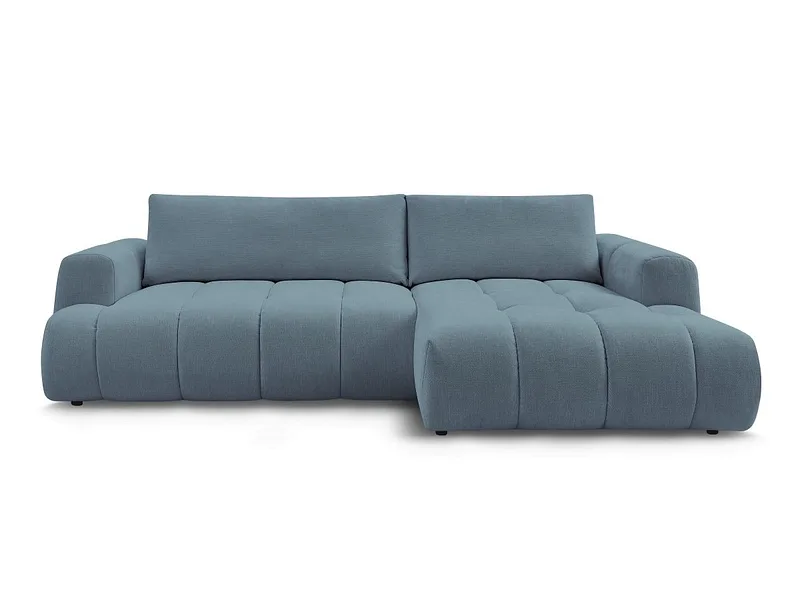 Ecksofa BOBOCHIC FUJI Stoff hellblau