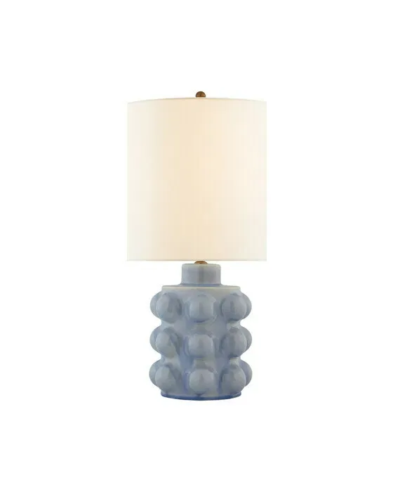 Vedra bordlampe Polar Blue Crackle