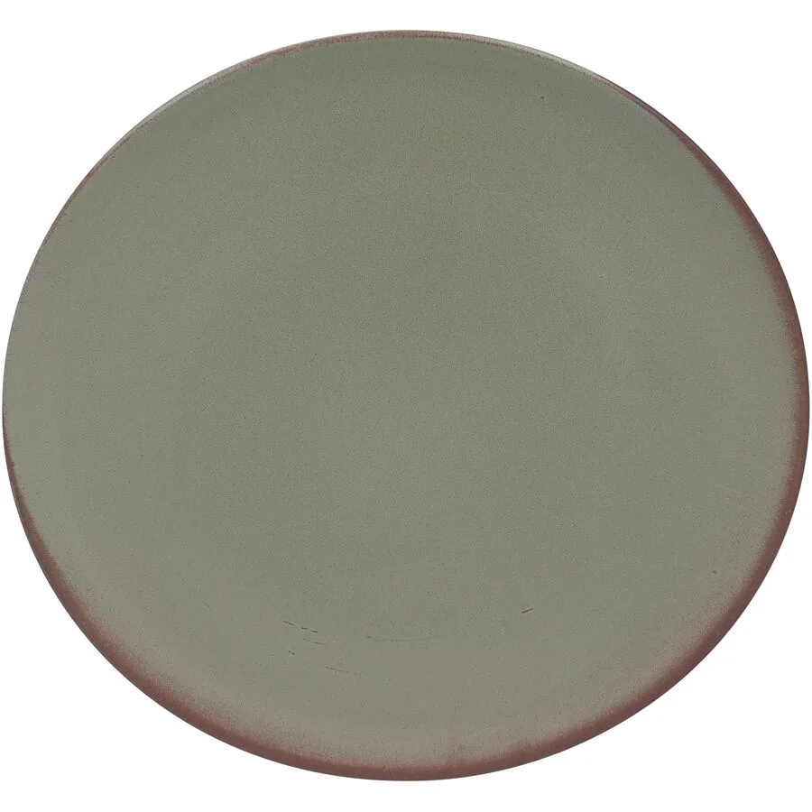 Teller flach Lecce Salbei Keramik D 26.5 cm 1 Stk