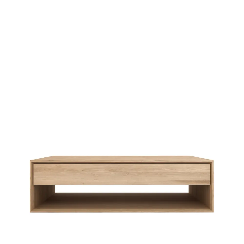 Ethnicraft Nordic Couchtisch Vaxoljad ek 1 låda 120x70 cm