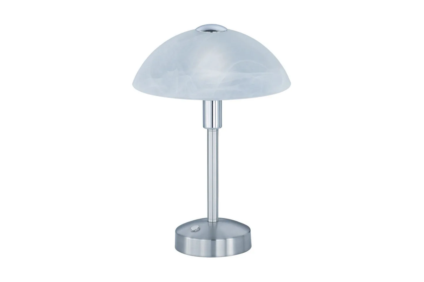 Donna LED Bordslampa borstad stål - Borstad stål/Vit