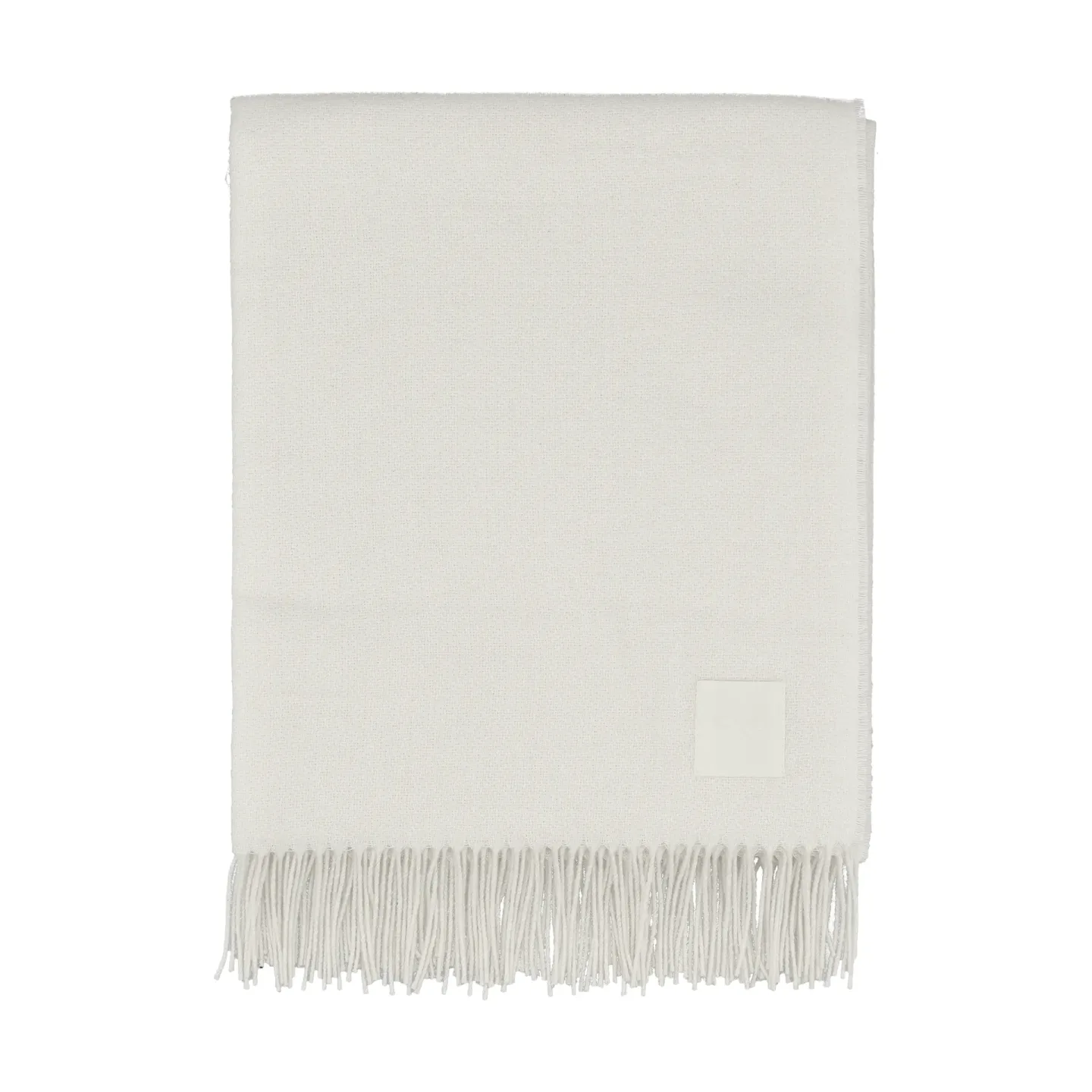 Scandi Living Loom bomullspläd 125x170 cm Birch
