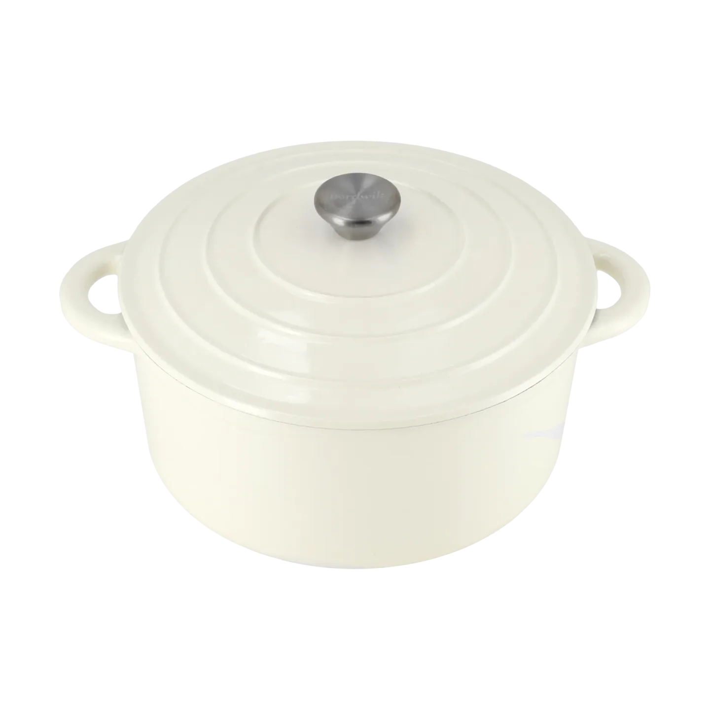 Nordwik Nordwik Gusseisentopf rund 5 l Creme