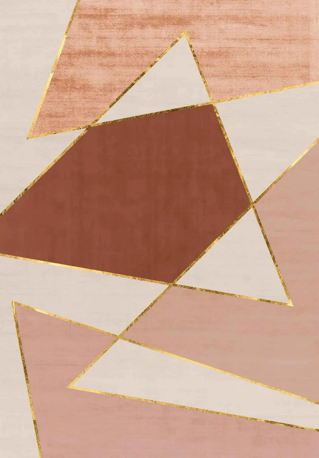Wilton-teppe - Jade (beige/rosa) (Størrelse: 160 x 230 cm)