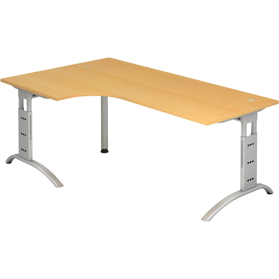 Schreibtisch Office buche Holzwerkstoff B 200 T 120 cm
