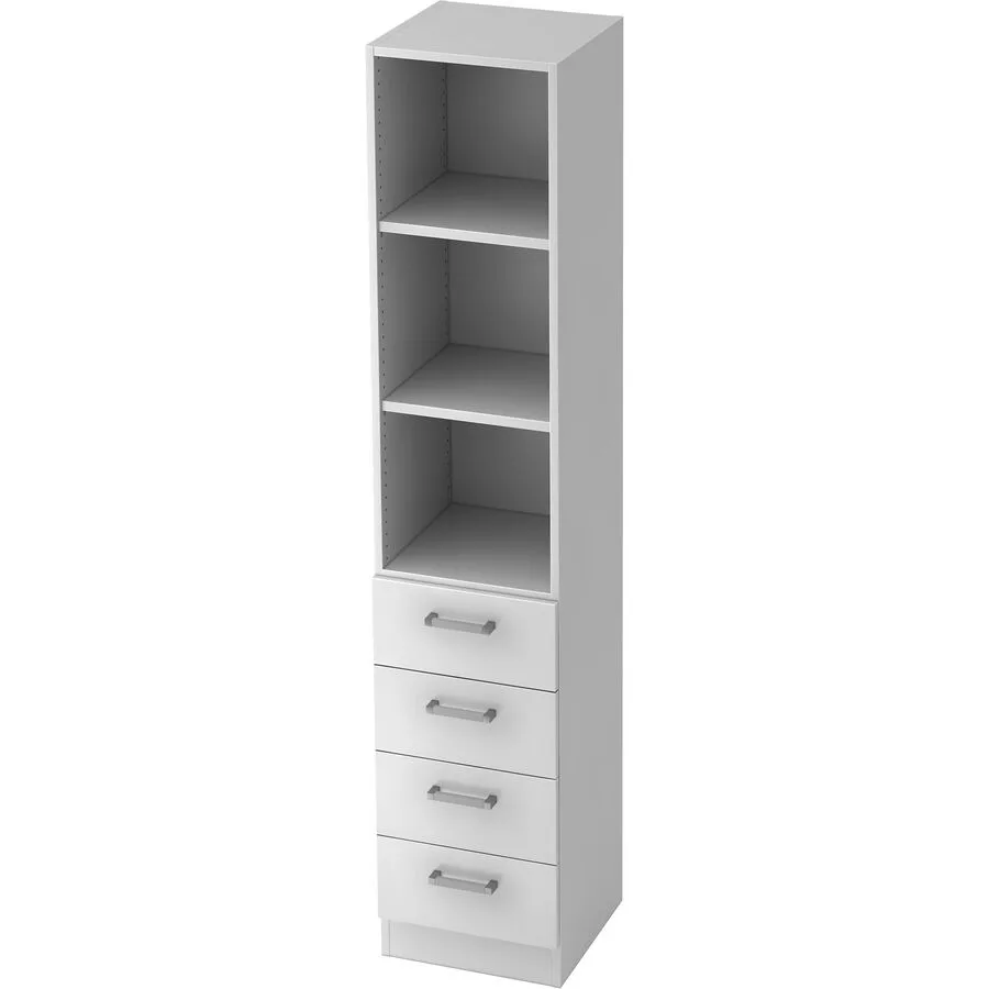 Regal Office weiss Holzwerkstoff B 40.6 cm H 200.4 cm