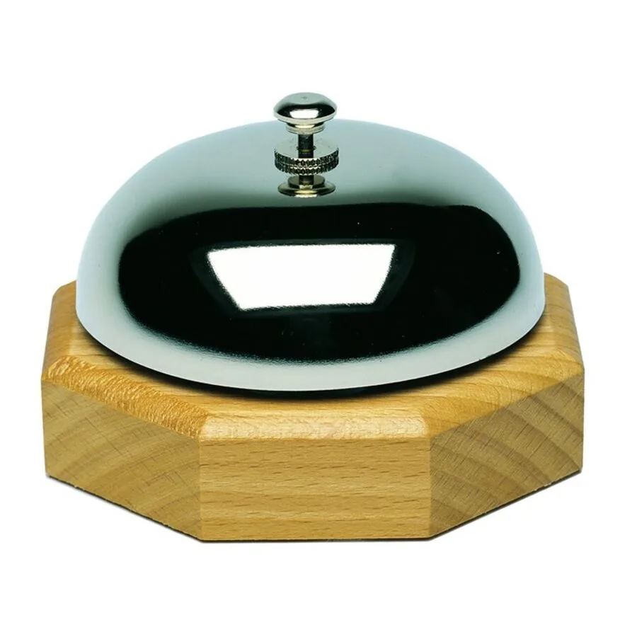 Tischglocke Westmark Edelstahl Edelstahl/Holz 8.5 cm 5.8 cm