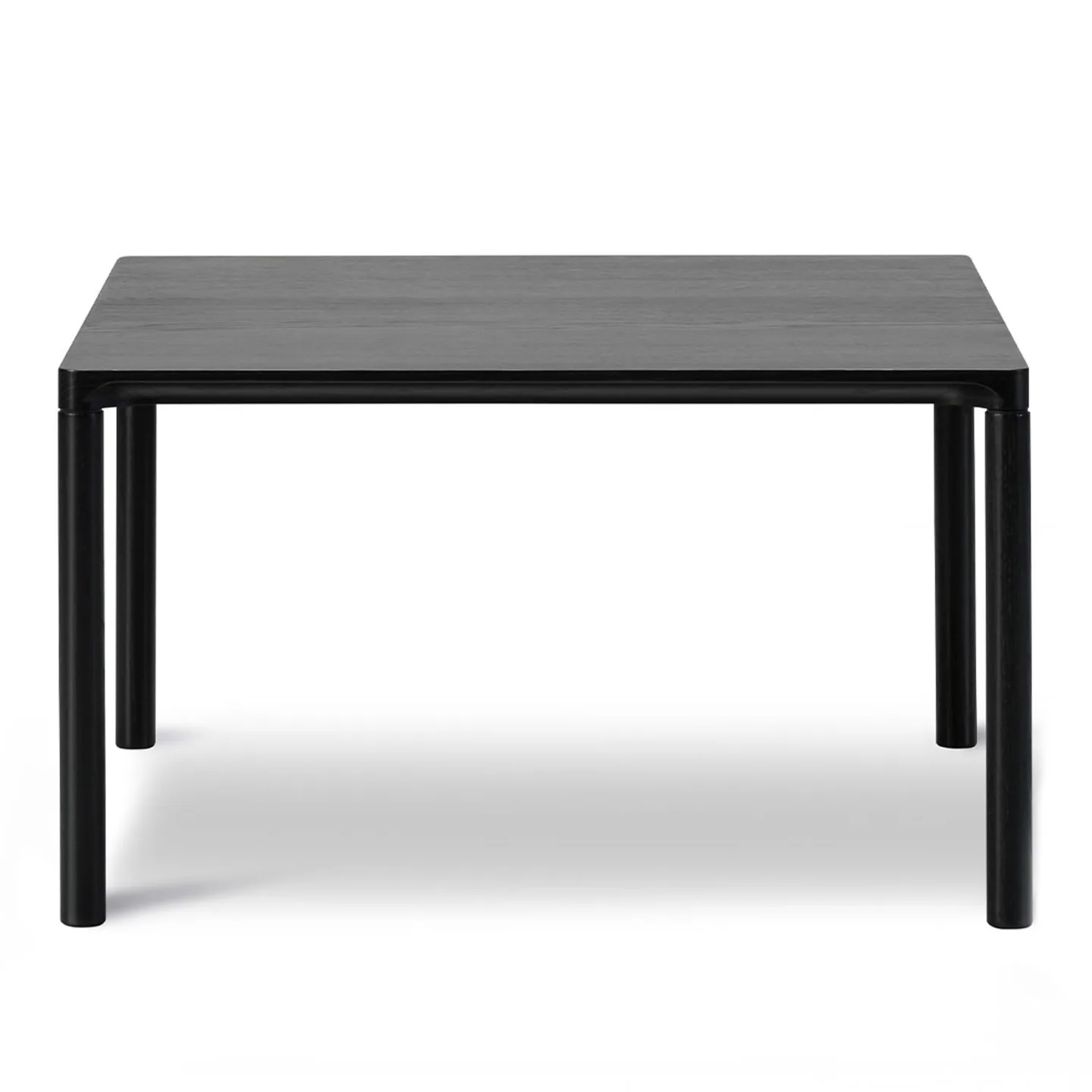 Fredericia Furniture - Piloti soffbord 63 x 63 cm svartlackerad ek - Soffbord - Hugo Passos