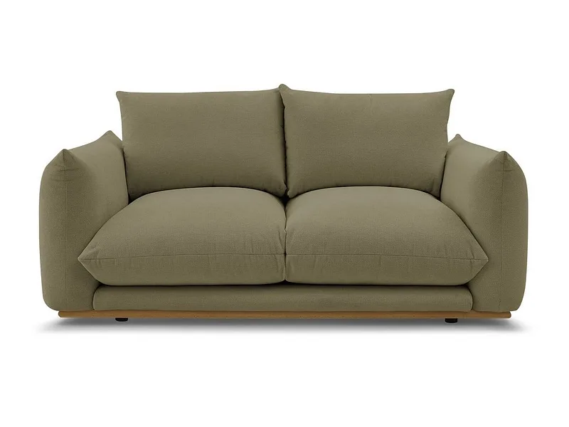 2er Sofa BOBOCHIC ERNEST Stoff grün